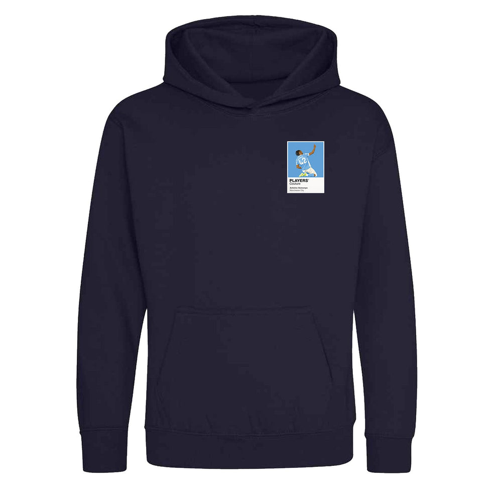 Antoine Semenyo Manchester City Icon Frame Kids Hoodie — Navy