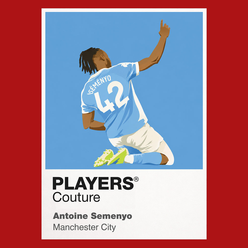 Antoine Semenyo Manchester City Icon Frame — Red