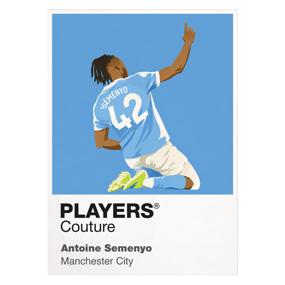 Antoine Semenyo Manchester City Icon Frame — White