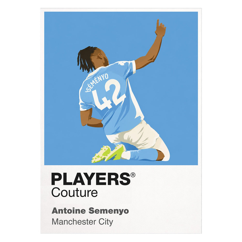 Antoine Semenyo Manchester City Icon Frame — White