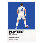 Anton Stach Leeds United white Icon Frame artwork detail