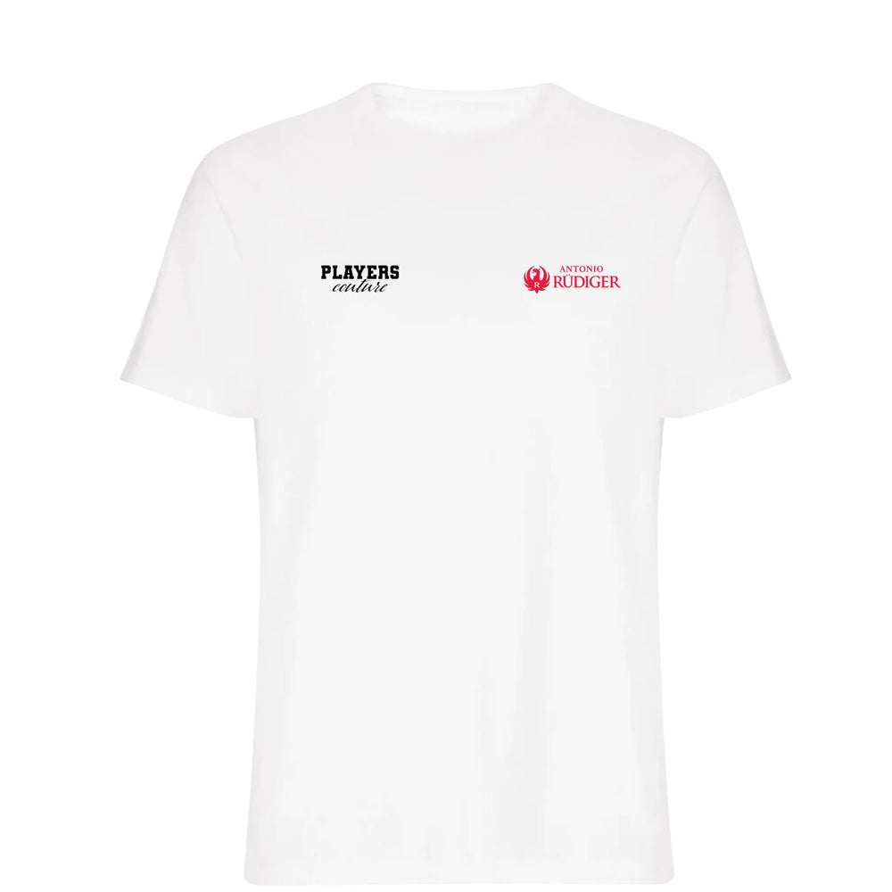 Antonio Rudiger Logo Players Couture Men's T-Shirt White