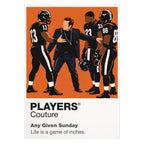 Any Given Sunday the Miami Sharks, Tony D'Amato's touchline authority and Willie Beamen's explosive rise Icon Frame artwork on white