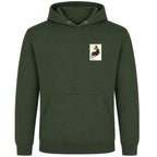 AP McCoy horse racing hoodie – mens earthy green hoodie view