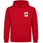 AP McCoy horse racing hoodie – mens red hoodie view