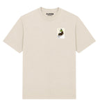 AP McCoy horse racing T-shirt – mens stone tshirt view