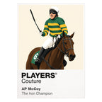 AP McCoy horse racing T-shirt – white view