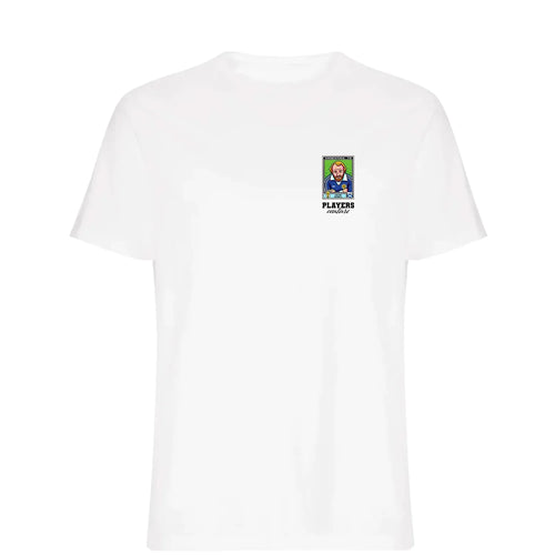 Archie Gemmill World Cup t-shirt – white men's t-shirt featuring the Archie Gemmill World Cup Players Couture logo