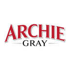 Archie Gray Logo Men's Hoodie – grey close-up detail shot of the Archie Gray Players Couture logo design