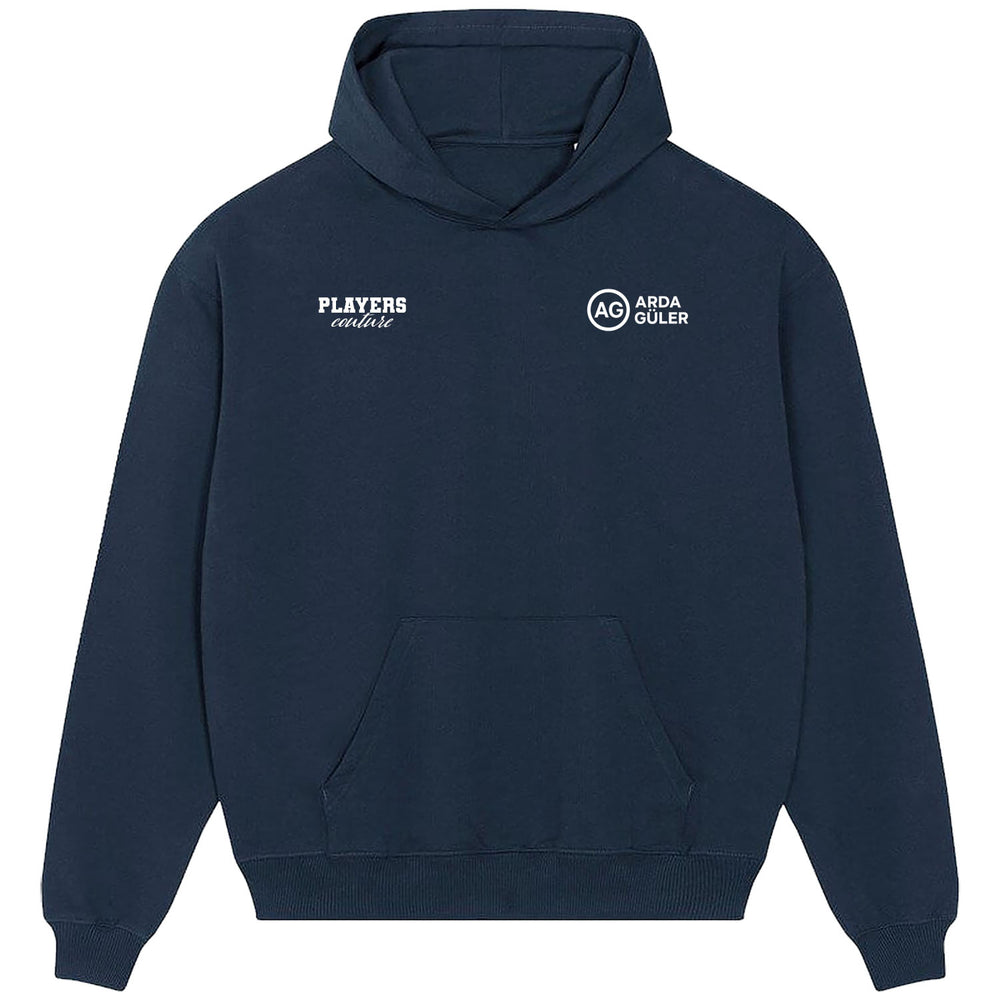 Arda Guler Logo Players Couture Men's Casual Hoodie Navy