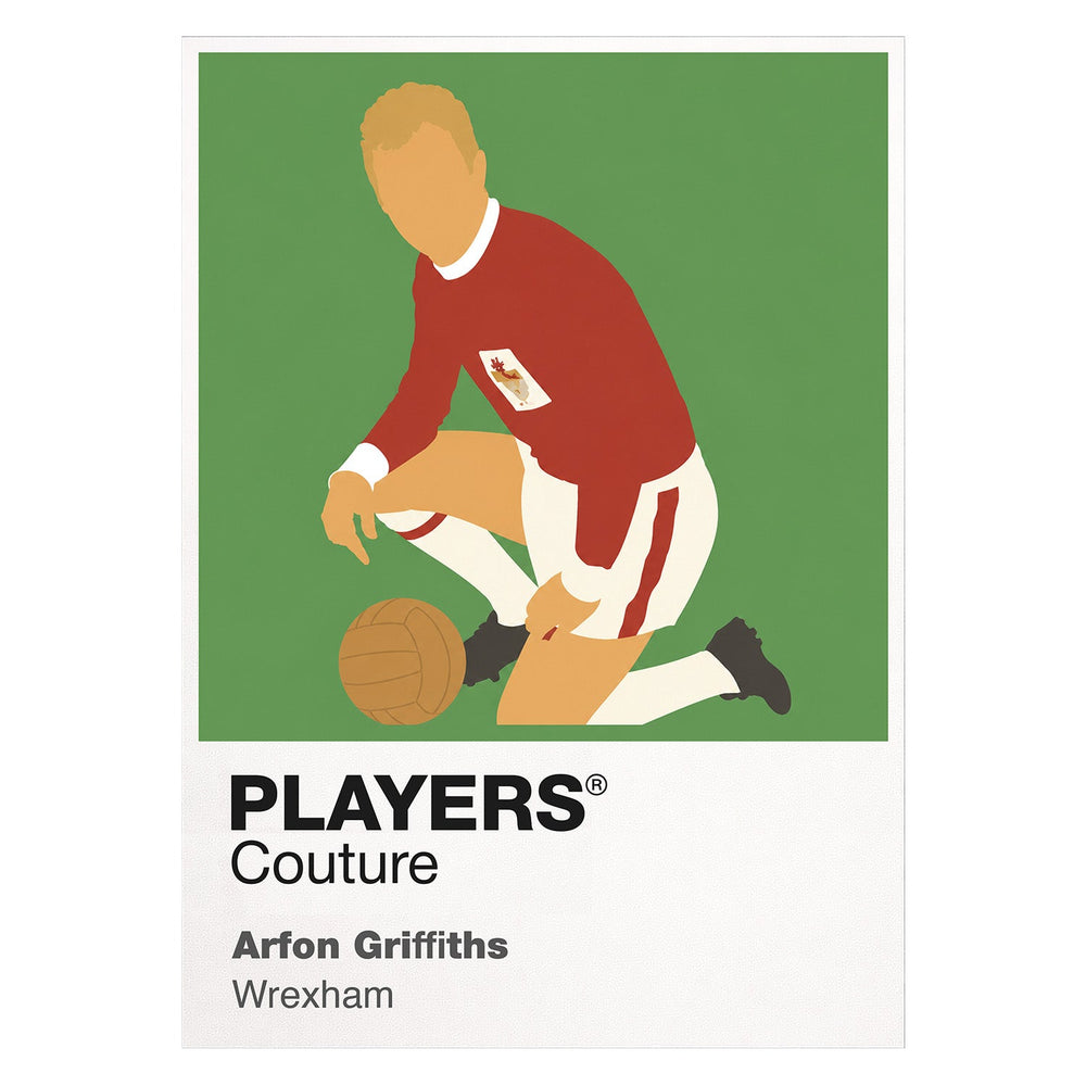 Arfon Griffiths Wrexham Icon Frame — White
