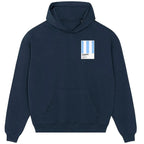 Argentina Football hoodie – navy men's hoodie featuring the Argentina Football Players Couture logo