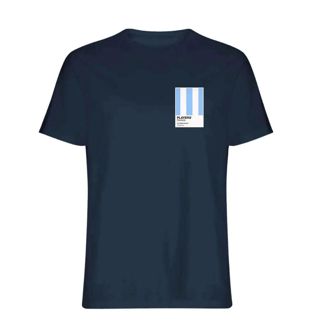 Argentina t-shirt – navy men's t-shirt featuring the Argentina Players Couture logo