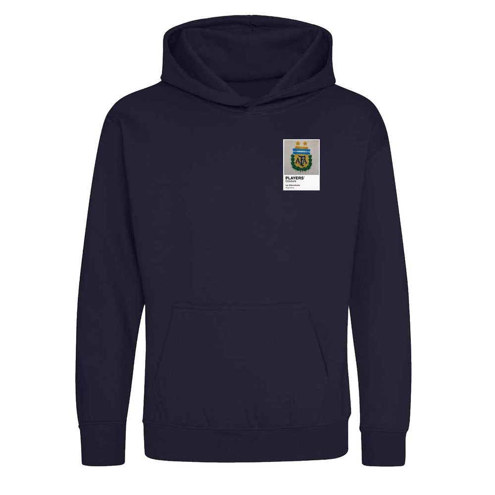 Argentina Graffiti Frame Kids Hoodie - argentina graffiti frame kids navy hoodie