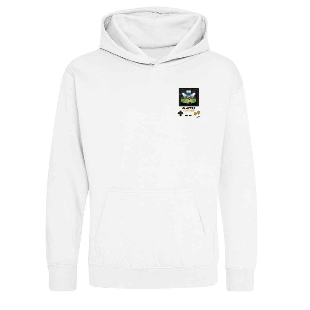 Argentina Football World Cup 8-Bit Kids Hoodie