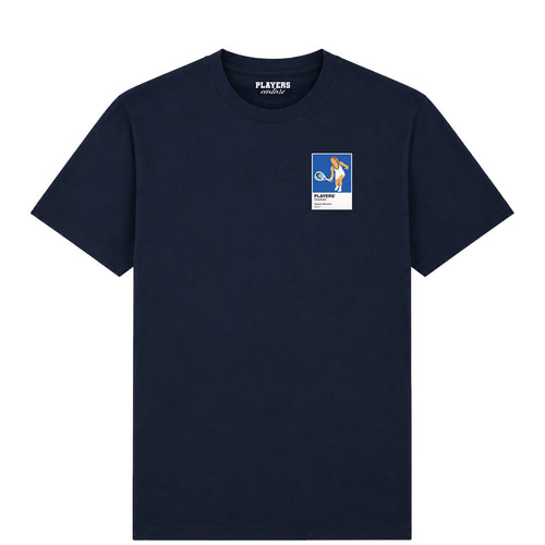 Ariana Sánchez Padel Icon Frame Men's T-Shirt - Navy