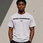 Arizona Diamondbacks Men's T-Shirt — lifestyle photo, Grey t-shirt