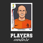 Arjen Robben World Cup Sticker Kids Hoodie – arjen robben black Players Couture design