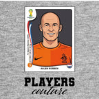 Arjen Robben World Cup Sticker Kids T-Shirt – arjen robben grey Players Couture design