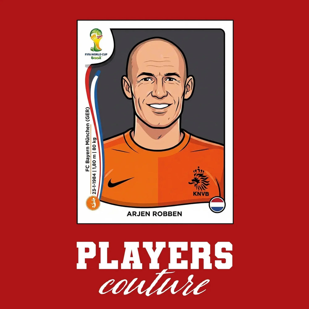 Arjen Robben World Cup Sticker Kids Hoodie – arjen robben red Players Couture design
