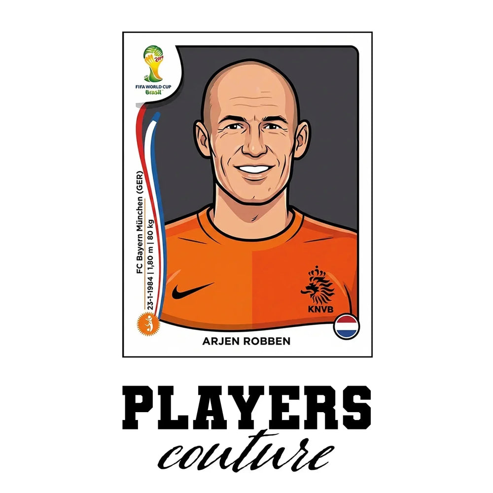 Arjen Robben World Cup Sticker Kids Hoodie – arjen robben white Players Couture design