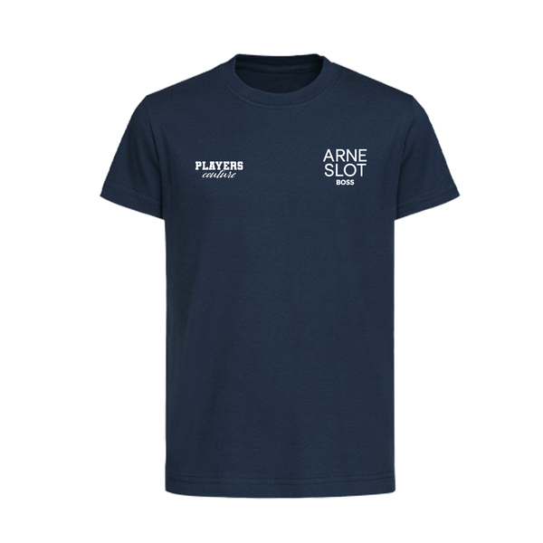 Arne Slot Logo Players Couture Kids T-Shirt Navy