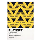 Arsenal Bruised Banana Classic Football Shirt Colours Frame Men's T-Shirt – white close-up detail shot of the Arsenal