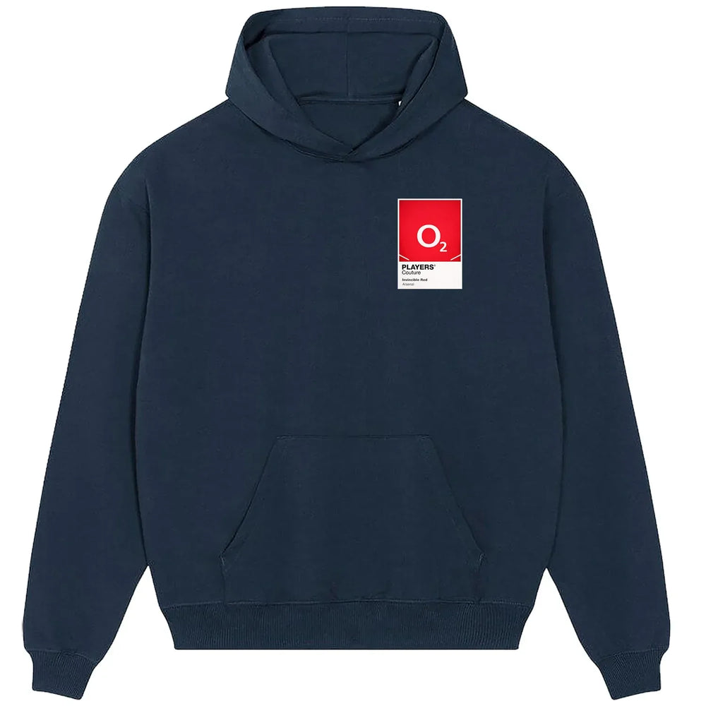 Arsenal Invincibles Football hoodie – navy men's hoodie featuring the Arsenal Invincibles Football Players Couture logo