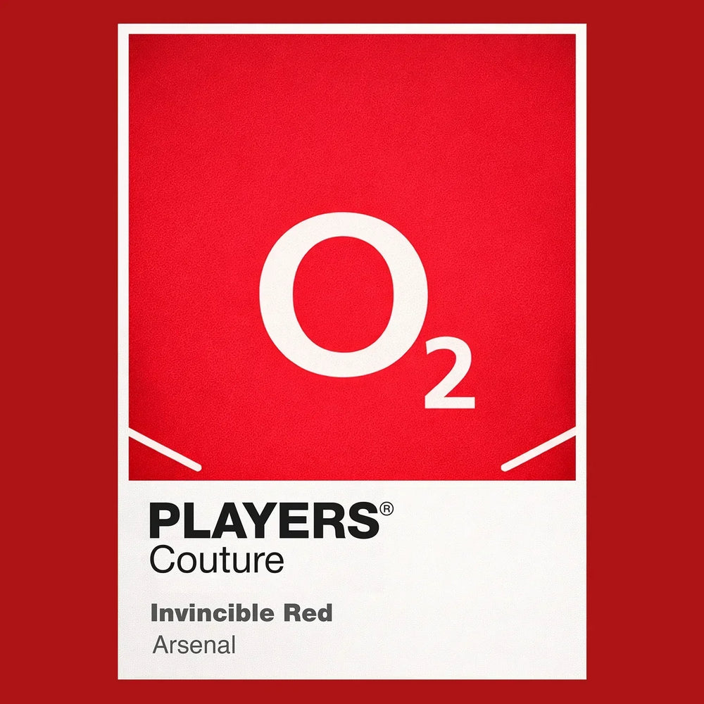 Arsenal Invincibles Classic Football Shirt Colours Frame Men's T-Shirt – red close-up detail shot of the Arsenal Invincibles