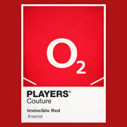 Arsenal Invincibles Classic Football Shirt Colours Frame Men's T-Shirt – red close-up detail shot of the Arsenal Invincibles