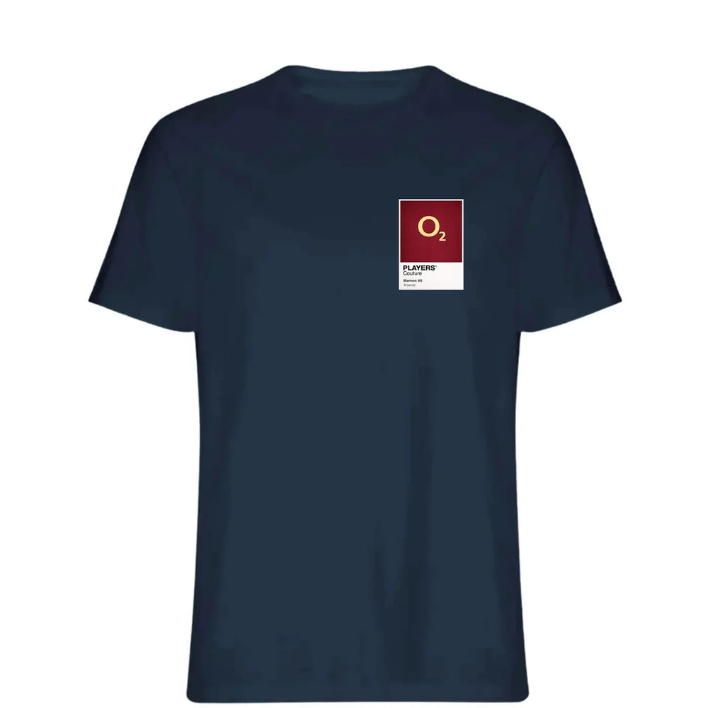Arsenal Maroon 05 t-shirt – maroon men's t-shirt featuring the Arsenal Maroon 05 Players Couture logo