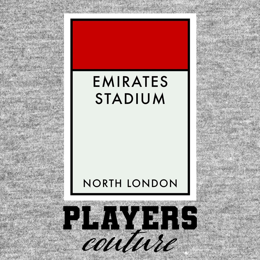 Arsenal Monopoly Card Players Couture Mens T-Shirt - White / S | Arsenal, Football, Men's, Monopoly Card Collection, T-Shirts, Volume 2