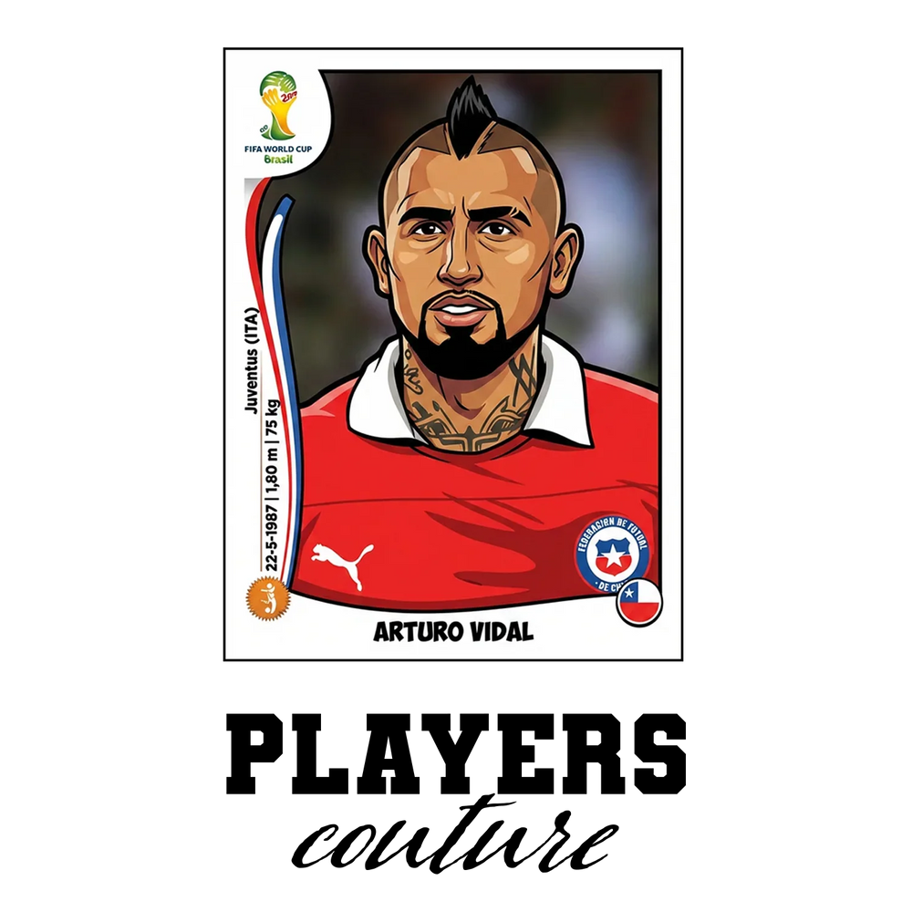 Arturo Vidal World Cup Sticker Kids T-Shirt