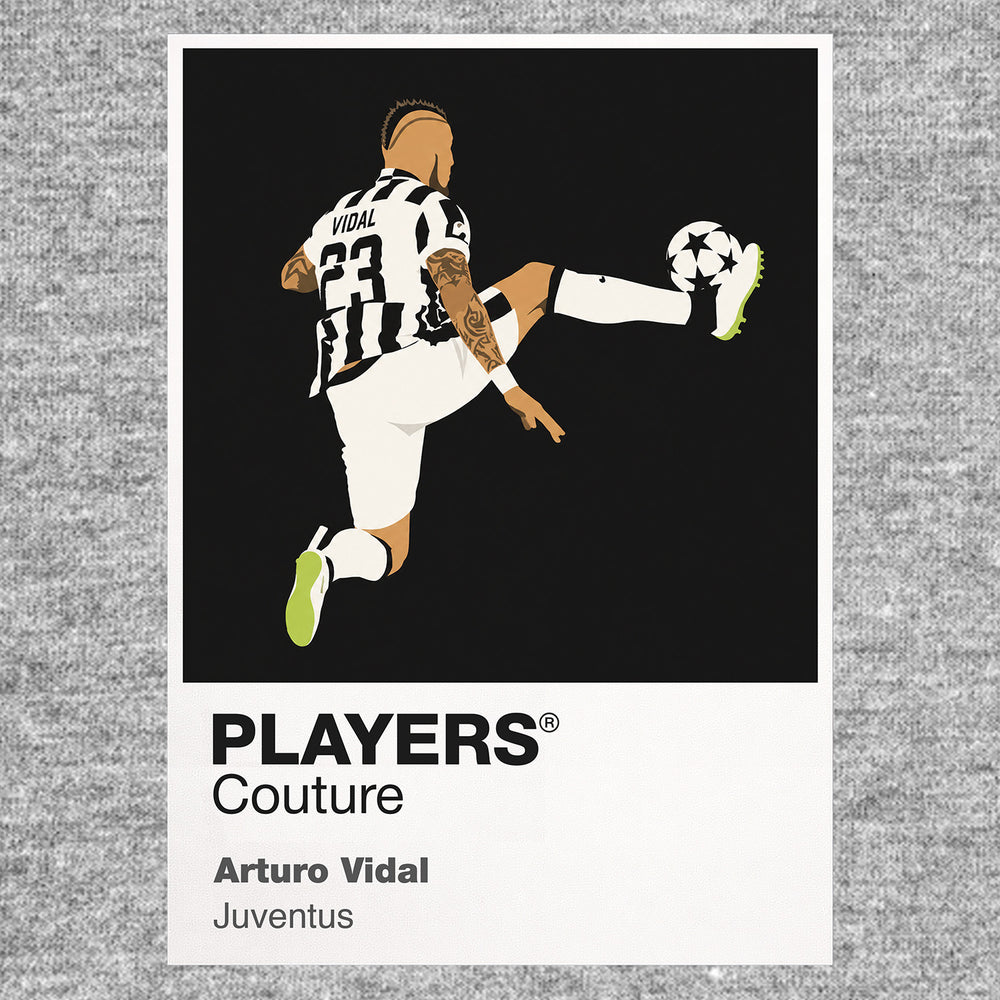 Arturo Vidal Juventus Icon Frame — Gray