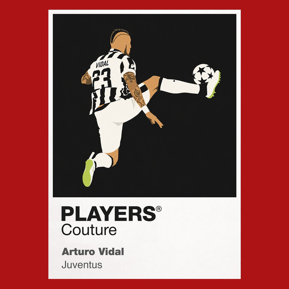 Arturo Vidal Juventus Icon Frame — Red