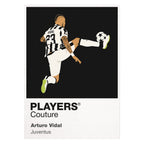 Arturo Vidal Juventus Icon Frame — White