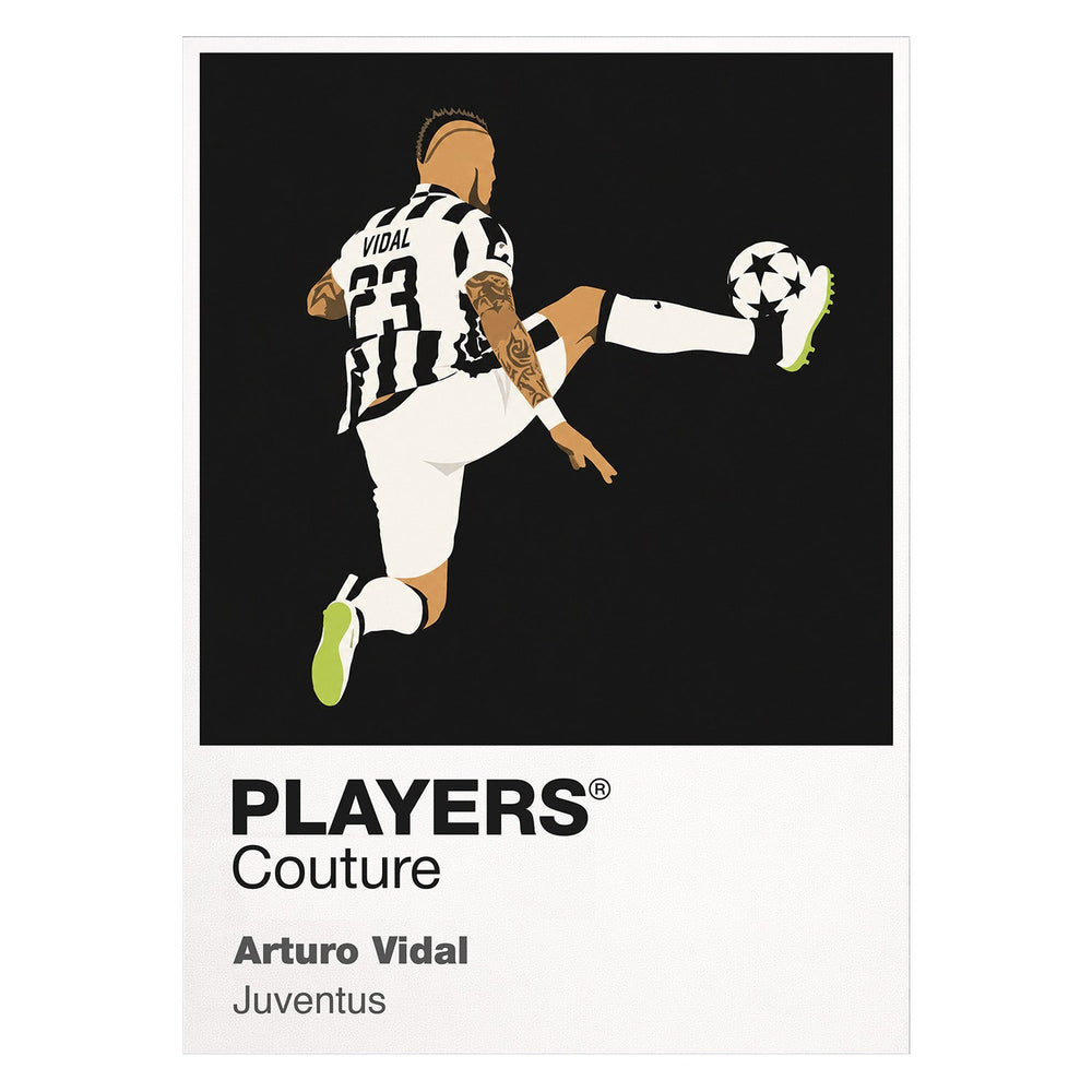 Arturo Vidal Juventus Icon Frame — White