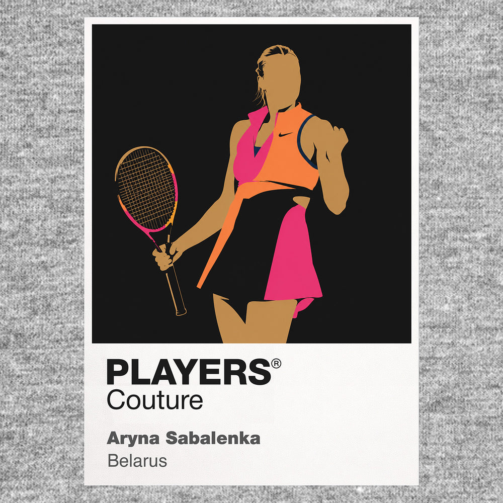 Aryna Sabalenka Tennis Icon Frame Men's Hoodie