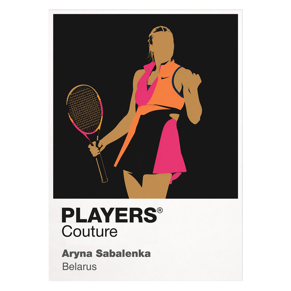 Aryna Sabalenka Tennis Icon Frame Men's Hoodie