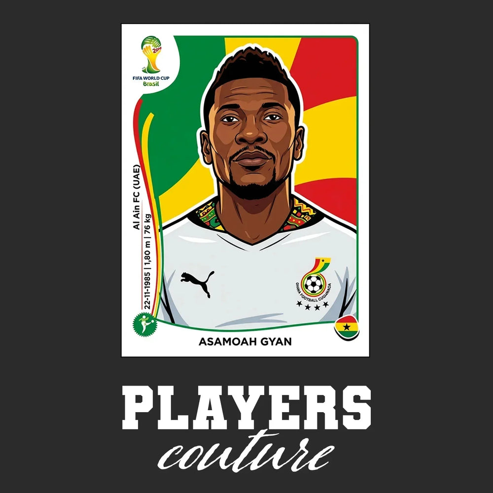 Asamoah Gyan World Cup Sticker Men's Hoodie – asamoah gyan black Players Couture design