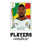Asamoah Gyan World Cup Sticker Kids T-Shirt – asamoah gyan white Players Couture design