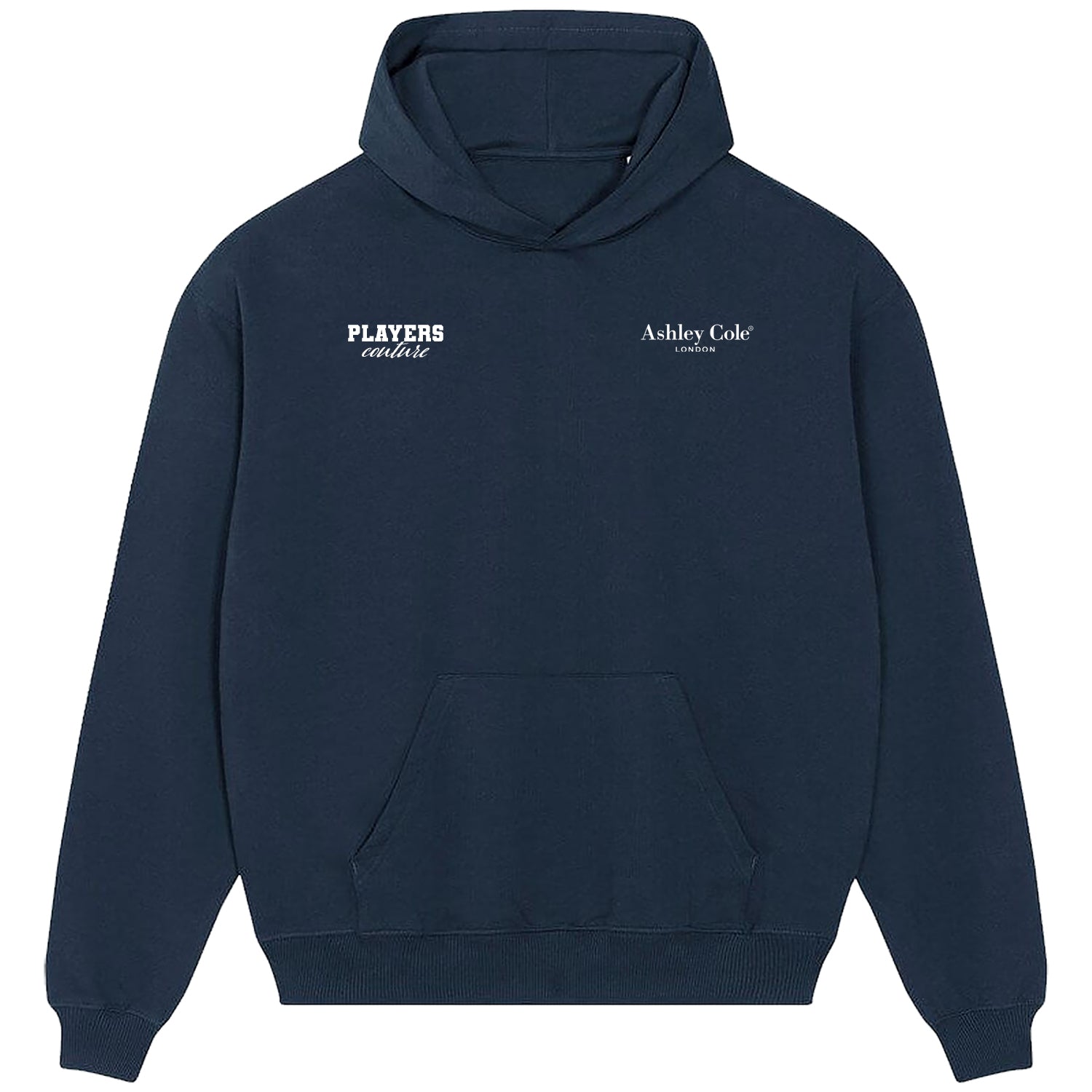 Ashley Cole Logo Players Couture Men's Casual Hoodie Navy
