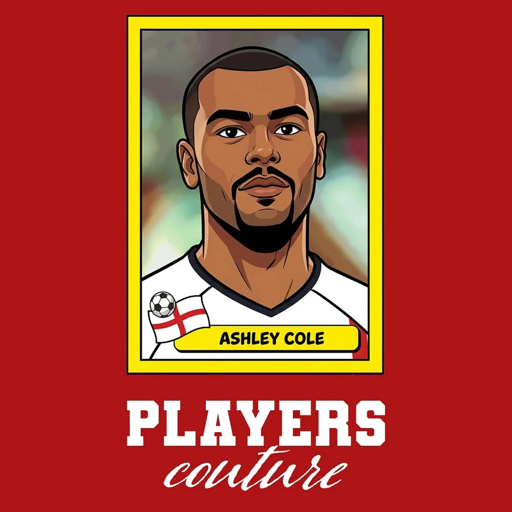 Ashley Cole World Cup Sticker Kids T-Shirt – ashley cole red Players Couture design