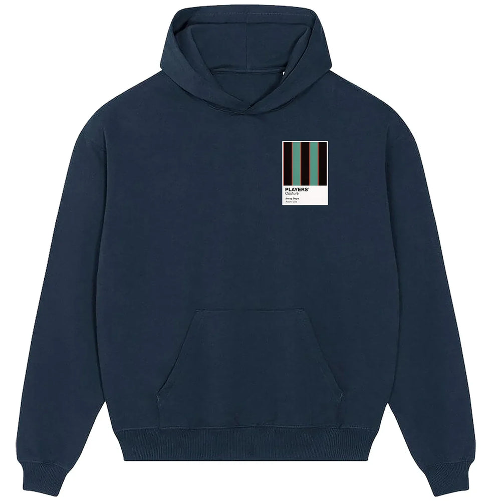 Aston Villa Away Football hoodie – navy men's hoodie featuring the Aston Villa Away Football Players Couture logo