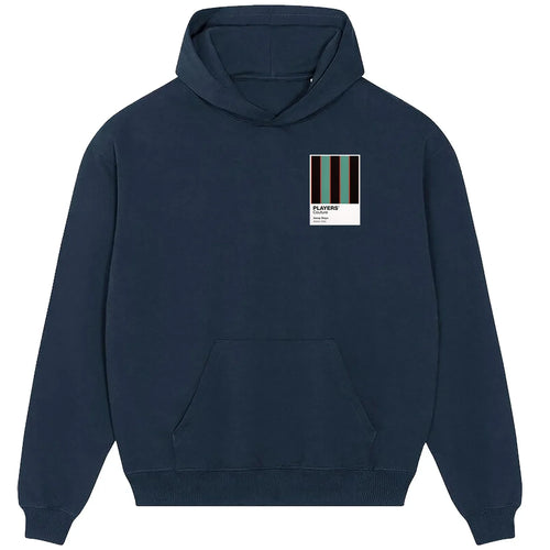 Aston Villa Away Football hoodie – navy men's hoodie featuring the Aston Villa Away Football Players Couture logo