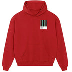 Aston Villa Away Football hoodie – red men's hoodie featuring the Aston Villa Away Football Players Couture logo