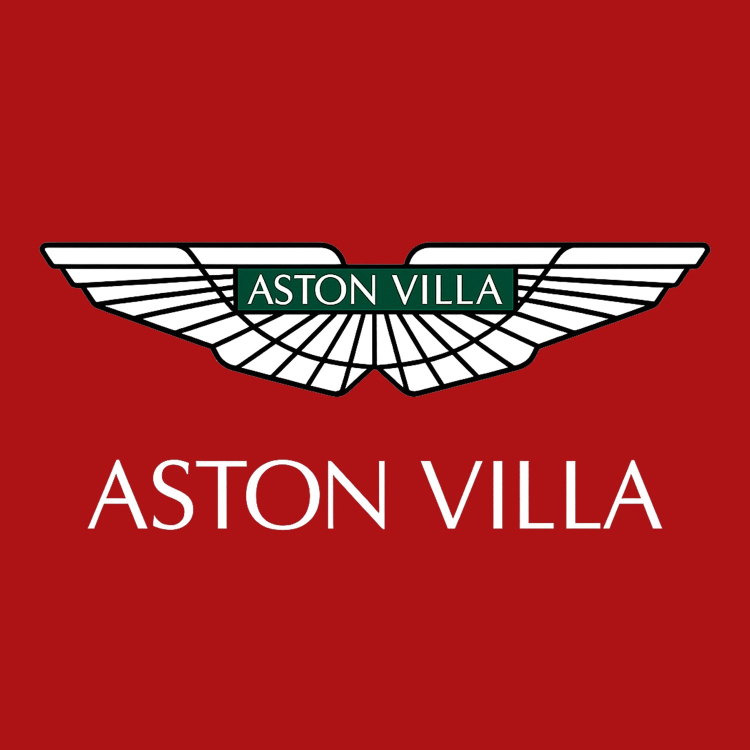 Aston Villa Logo Players Couture Mens T-Shirt