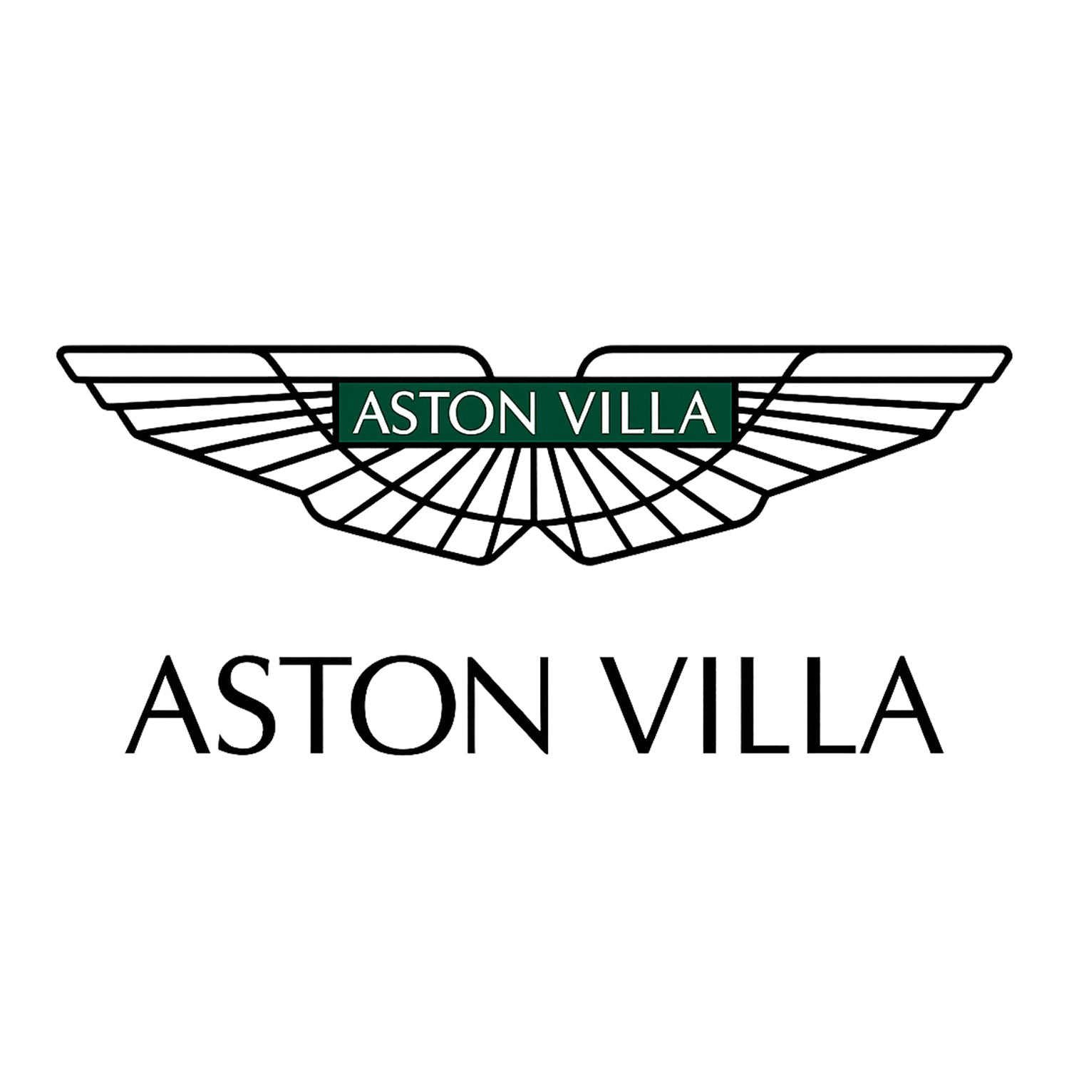 Aston Villa Logo Players Couture Mens T-Shirt