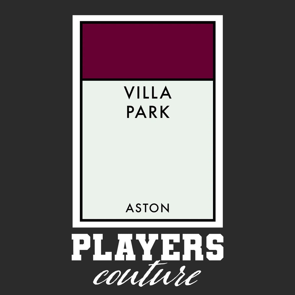 Aston Villa Monopoly Card Players Couture Mens T-Shirt - White / S | Aston Villa, Football, Men's, Monopoly Card Collection, T-Shirts, Volume 2