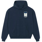 Atalanta Monopoly Card hoodie – red men's hoodie with white Atalanta Monopoly Card letters and Players Couture logo on the